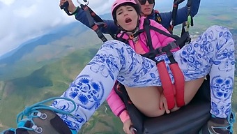 Open-Faced Paragliding Leads To Unexpected Squirting Incident At High Altitude